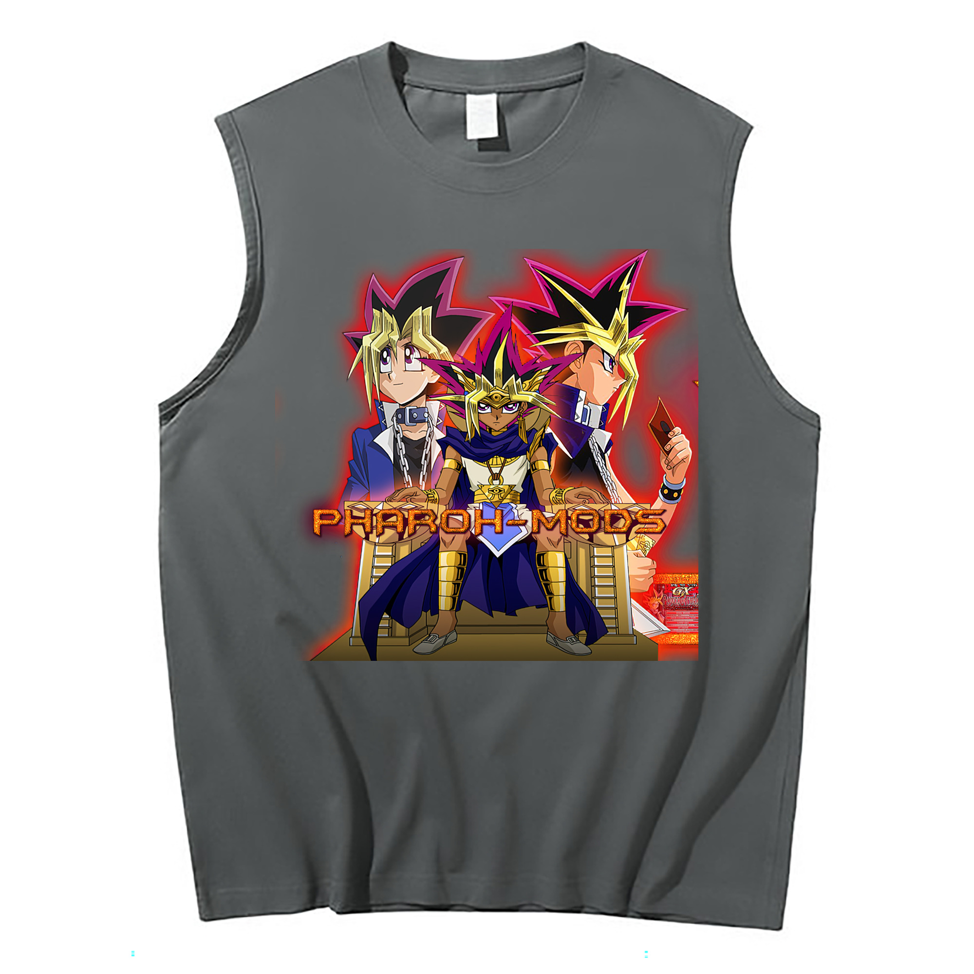 （画像用） 遊☆戯☆王 Yu-Gi-Oh! コットン100％タンクトップ（フロントプリント）
